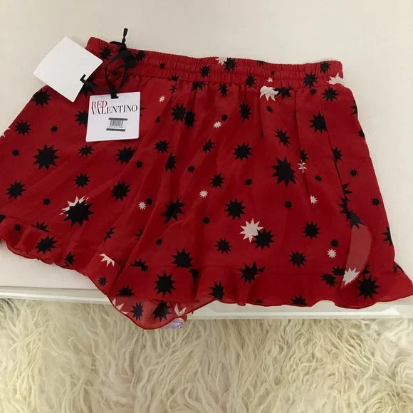 RED Valentino printed silk shorts - Picture 10 of 13